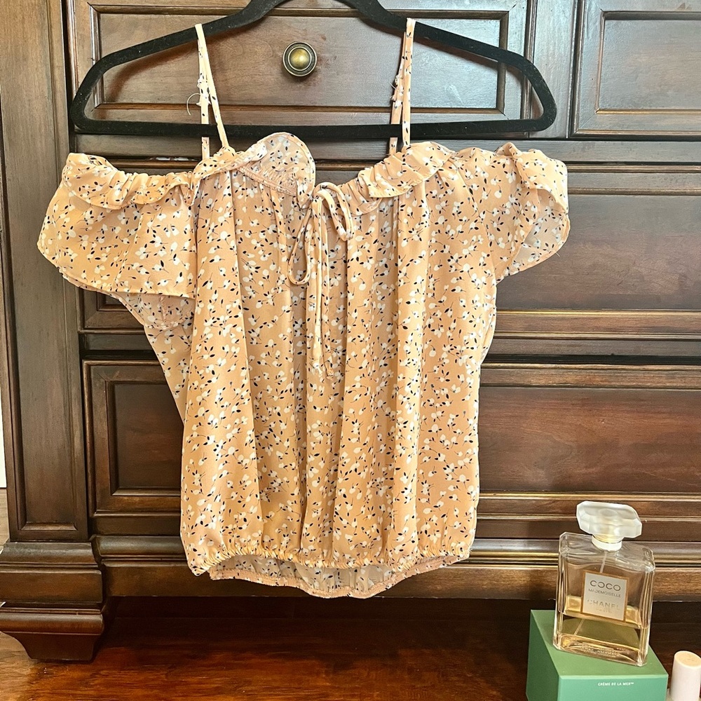 Sienna Sky Blush Pink Floral Blouse from Nordstrom
